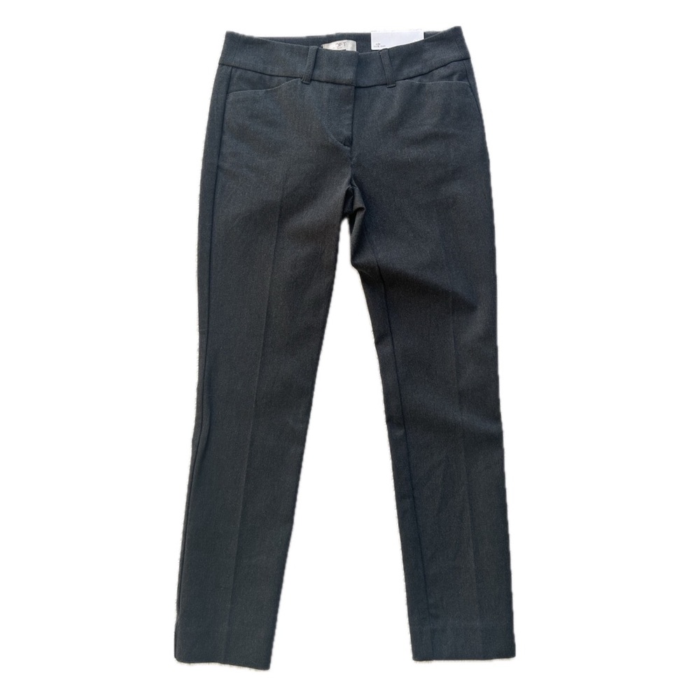 Loft Modern Skinny Ankle Pant Charcoal